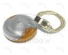 Apple Mouse, Hockey Puck USB M4848, Tangerine/Orange rev 1
