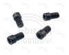 PowerBook/iBook Hard drive screws, Black T8 6.8mm x 4